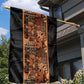 African Tribal Heritage Garden Flag Earth Tone Pattern
