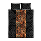 African Tribal Heritage Quilt Bed Set Earth Tone Pattern