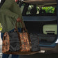African Tribal Heritage Travel Bag Earth Tone Pattern