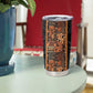 African Tribal Heritage Tumbler Cup Earth Tone Pattern