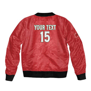 Custom Morocco Football Bomber Jacket Allez les Lions de lAtlas