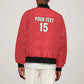 Custom Morocco Football Bomber Jacket Allez les Lions de lAtlas