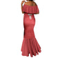 Custom Morocco Football Mermaid Dress Allez les Lions de lAtlas