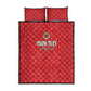 Custom Morocco Football Quilt Bed Set Allez les Lions de lAtlas