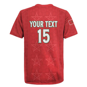 Custom Morocco Football Rugby Jersey Allez les Lions de lAtlas