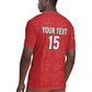 Custom Morocco Football Rugby Jersey Allez les Lions de lAtlas