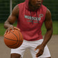 Custom Morocco Football Sleeveless Hoodie Allez les Lions de lAtlas - African Pride