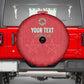 Custom Morocco Football Spare Tire Cover Allez les Lions de lAtlas