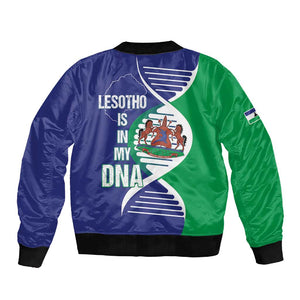 Lesotho Is In My DNA Sleeve Zip Bomber Jacket