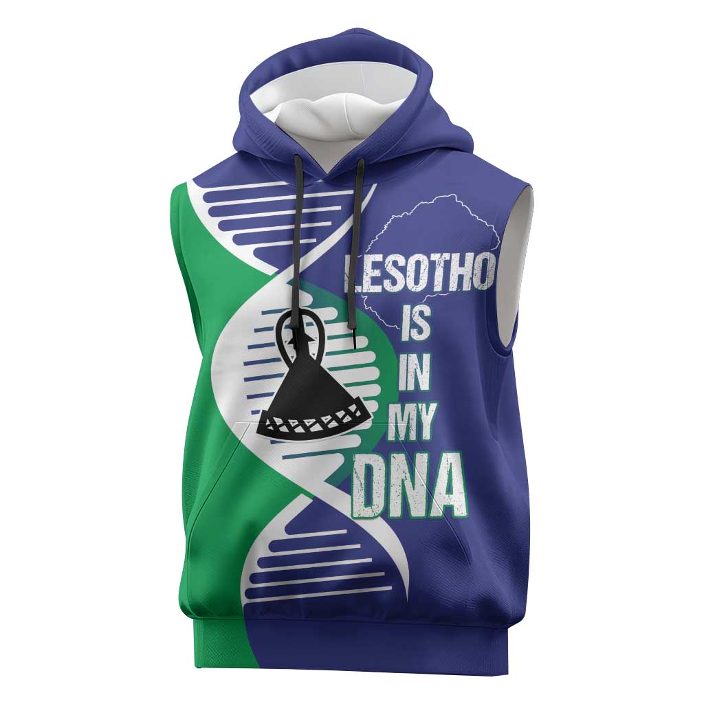 Lesotho Is In My DNA Sleeveless Hoodie - African Pride