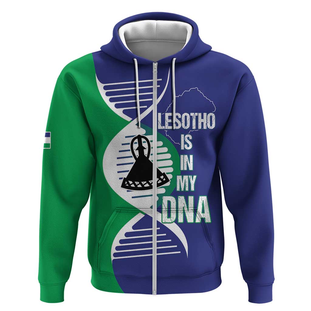 Lesotho Is In My DNA Zip Hoodie