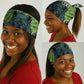 Personalised Afro Lesotho Neck Gaiter Black Rhinoceros Aloe Polyphylla LT15