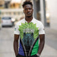 Personalised Afro Lesotho Polo Shirt Black Rhinoceros Aloe Polyphylla LT15