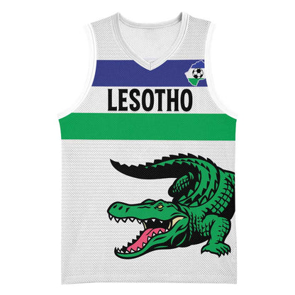 Custom Lesotho Football Basketball Jersey Go Likuena Go LT15