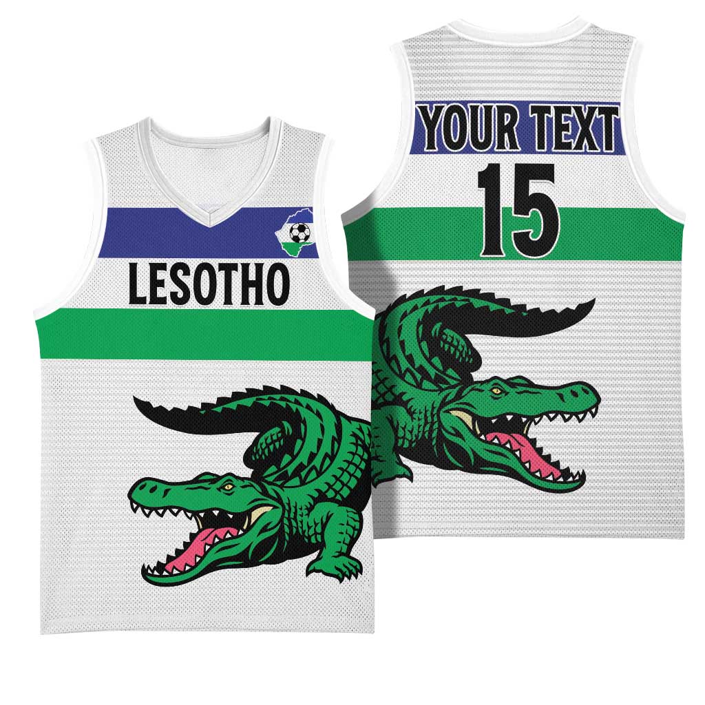 Custom Lesotho Football Basketball Jersey Go Likuena Go LT15