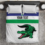 Custom Lesotho Football Bedding Set Go Likuena Go