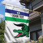 Custom Lesotho Football Garden Flag Go Likuena Go