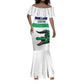 Custom Lesotho Football Mermaid Dress Go Likuena Go