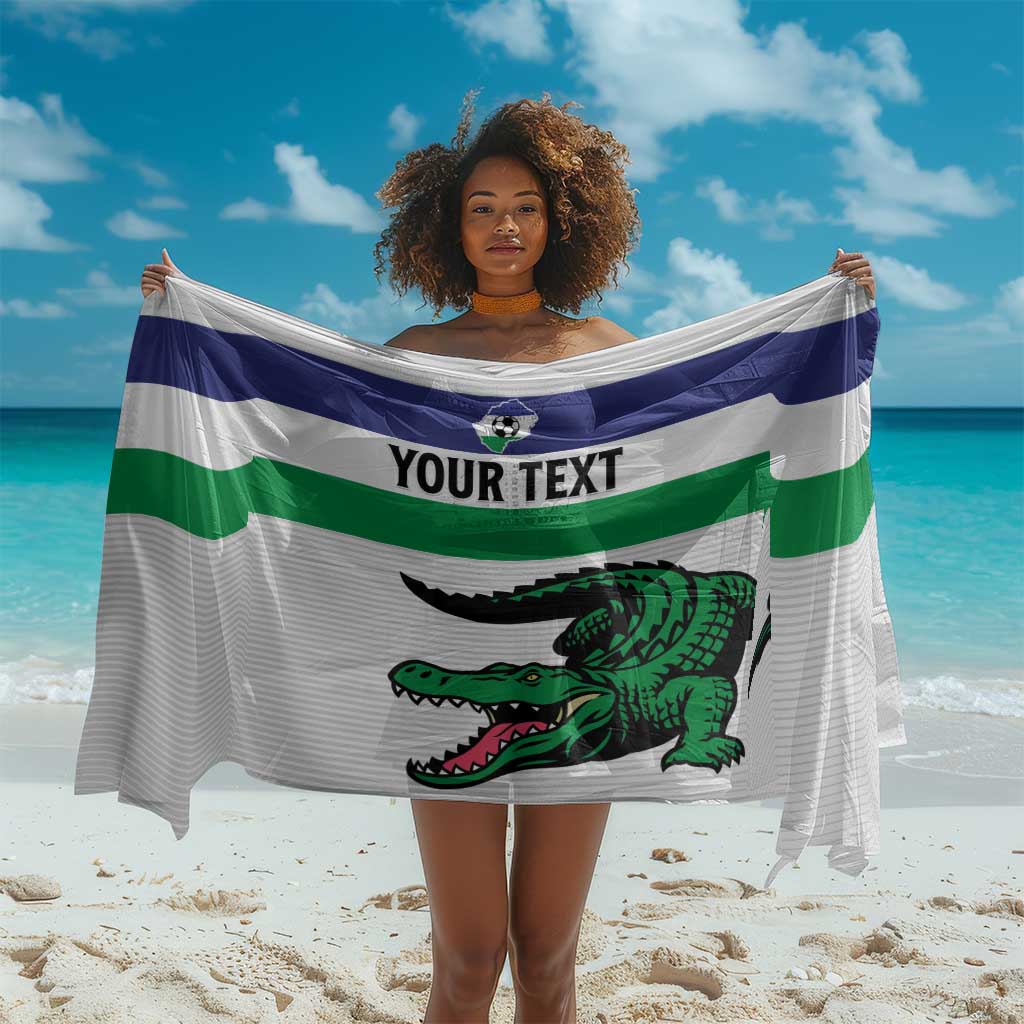 Custom Lesotho Football Sarong Go Likuena Go