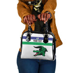 Custom Lesotho Football Shoulder Handbag Go Likuena Go