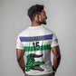 Custom Lesotho Football T shirt Go Likuena Go
