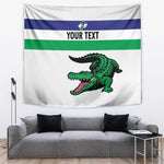Custom Lesotho Football Tapestry Go Likuena Go