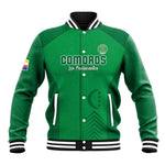 Custom Comoros Football Baseball Jacket Go Les Coelacantes
