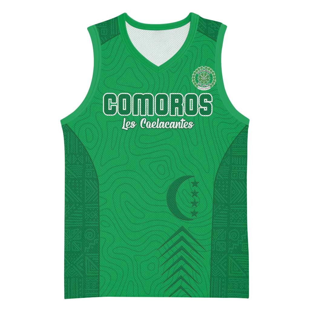 Custom Comoros Football Basketball Jersey Go Les Coelacantes LT15
