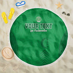Custom Comoros Football Beach Blanket Go Les Coelacantes