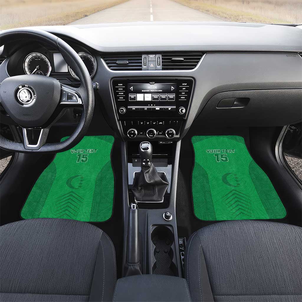Custom Comoros Football Car Mats Go Les Coelacantes