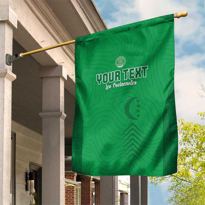 Custom Comoros Football Garden Flag Go Les Coelacantes