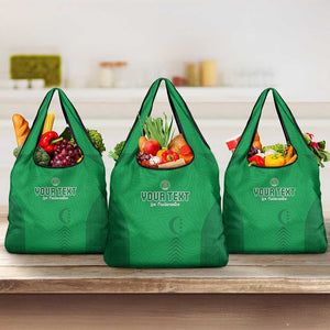 Custom Comoros Football Grocery Bag Go Les Coelacantes