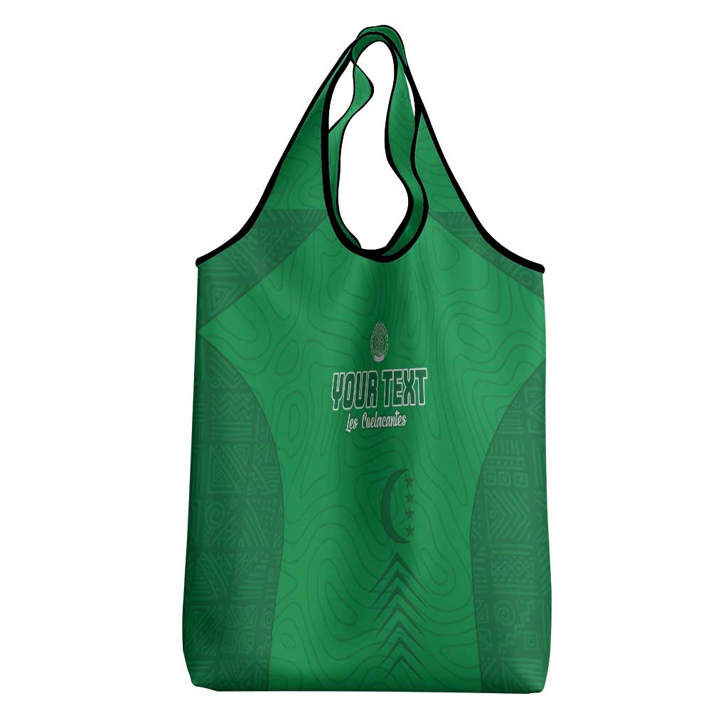 Custom Comoros Football Grocery Bag Go Les Coelacantes
