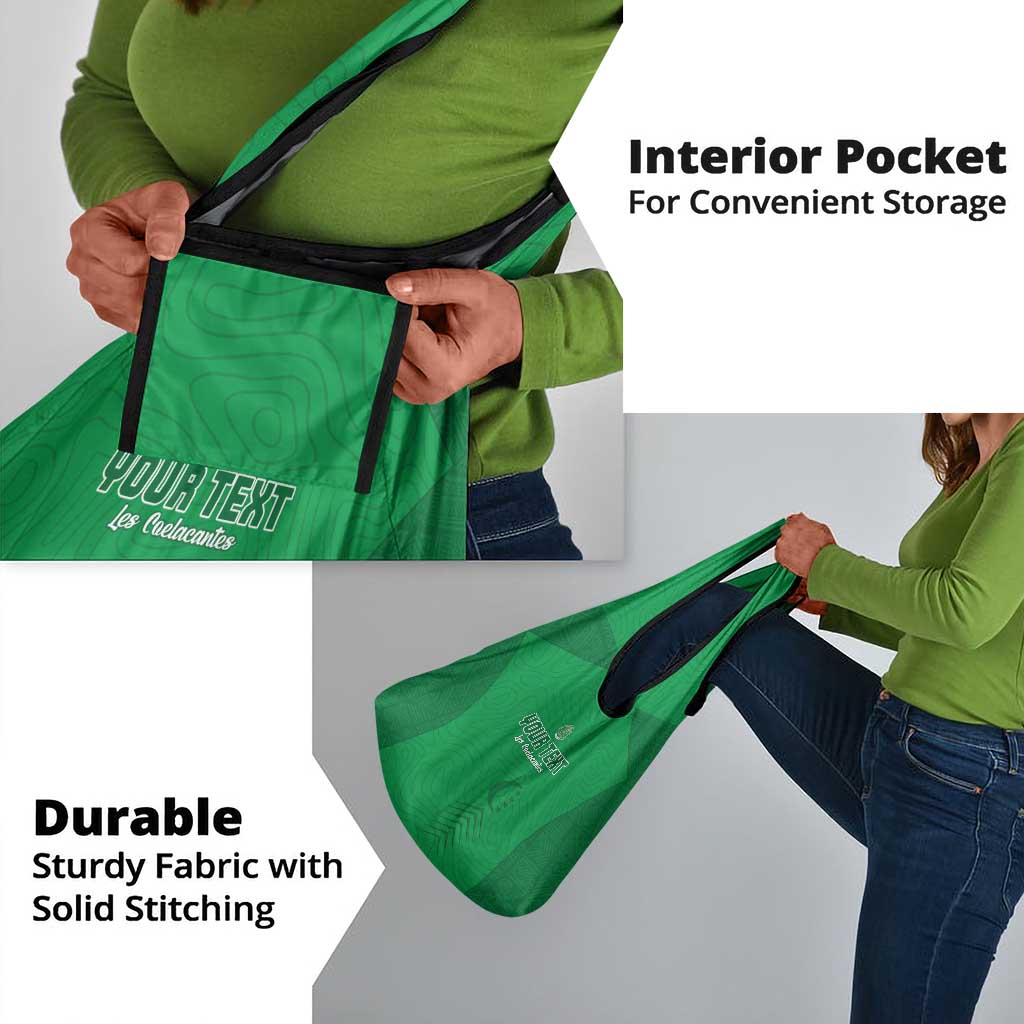 Custom Comoros Football Grocery Bag Go Les Coelacantes