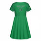 Custom Comoros Football Kid Short Sleeve Dress Go Les Coelacantes