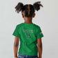 Custom Comoros Football Kid T shirt Go Les Coelacantes