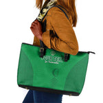 Custom Comoros Football Leather Tote Bag Go Les Coelacantes