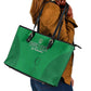 Custom Comoros Football Leather Tote Bag Go Les Coelacantes