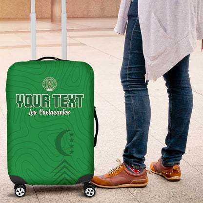 Custom Comoros Football Luggage Cover Go Les Coelacantes