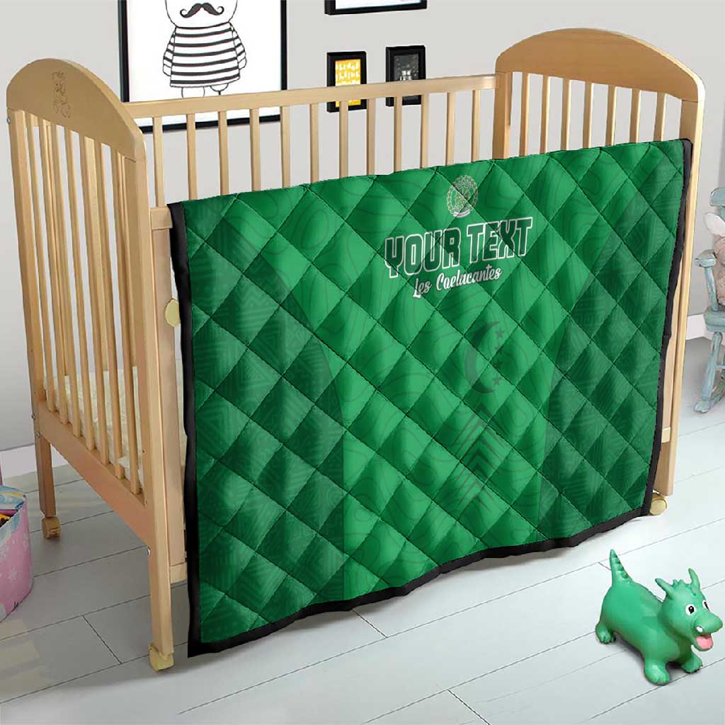 Custom Comoros Football Quilt Go Les Coelacantes