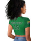 Custom Comoros Football Raglan Cropped T shirt Go Les Coelacantes