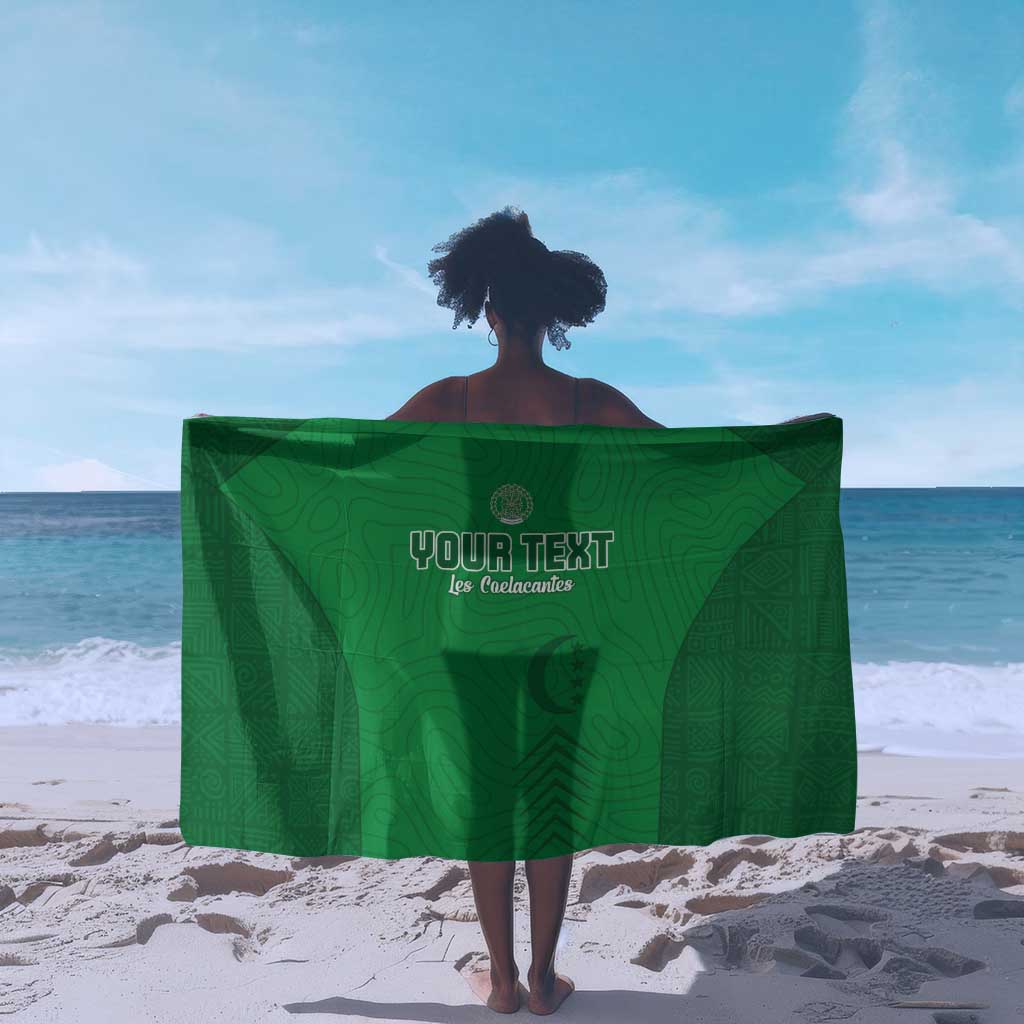 Custom Comoros Football Sarong Go Les Coelacantes