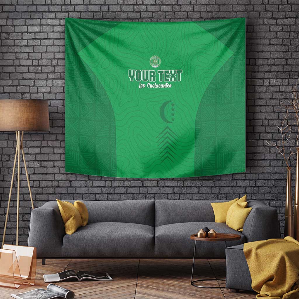Custom Comoros Football Tapestry Go Les Coelacantes