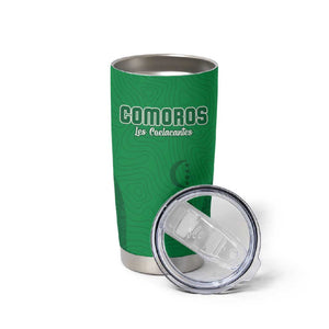 Custom Comoros Football Tumbler Cup Go Les Coelacantes