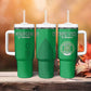 Custom Comoros Football Tumbler With Handle Go Les Coelacantes