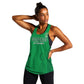 Custom Comoros Football Women Racerback Tank Go Les Coelacantes