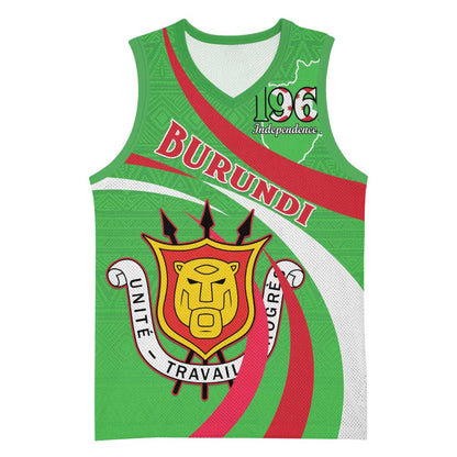 Personalized Burundi Basketball Jersey 63rd Anniversary of Independence LT15