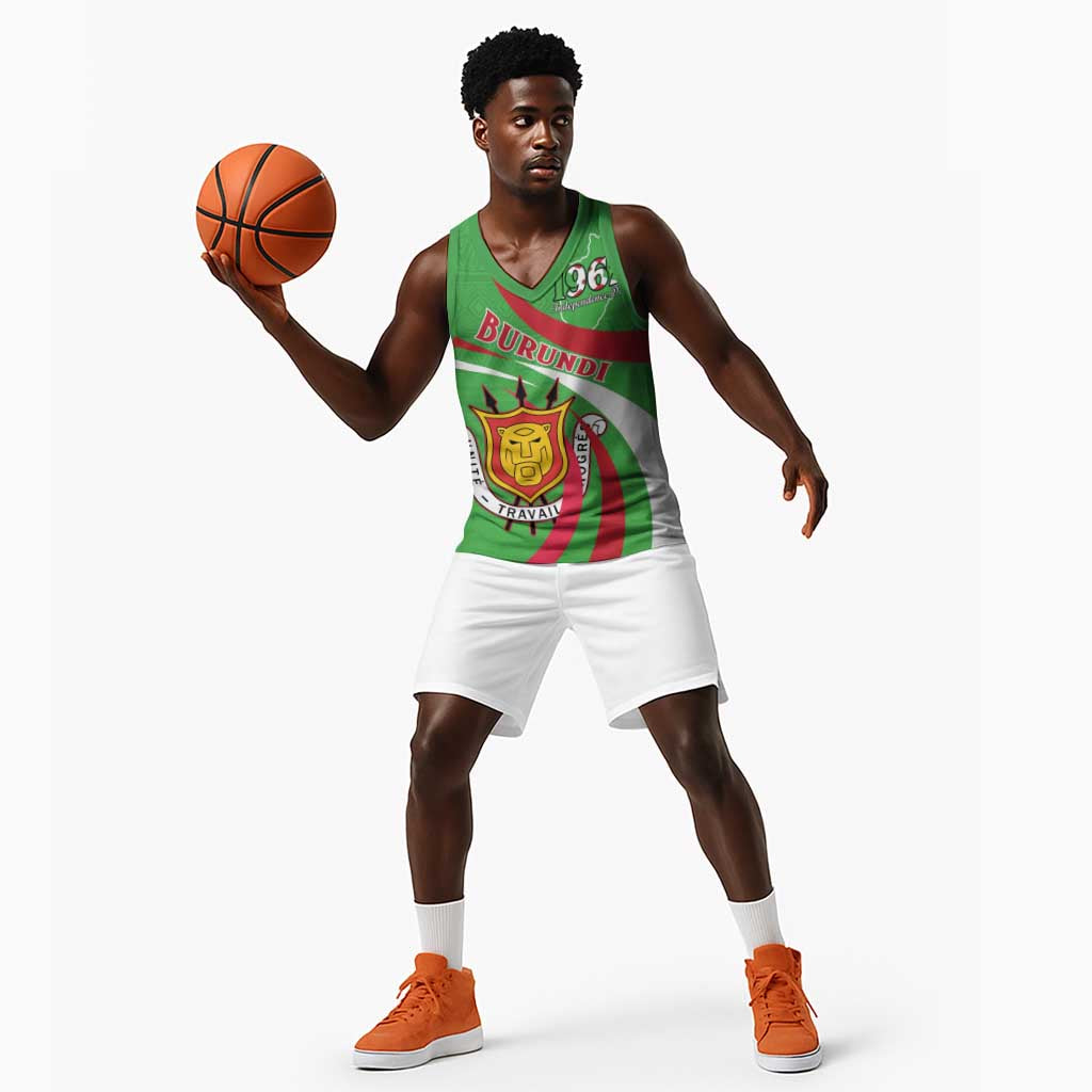 Personalized Burundi Basketball Jersey 63rd Anniversary of Independence LT15