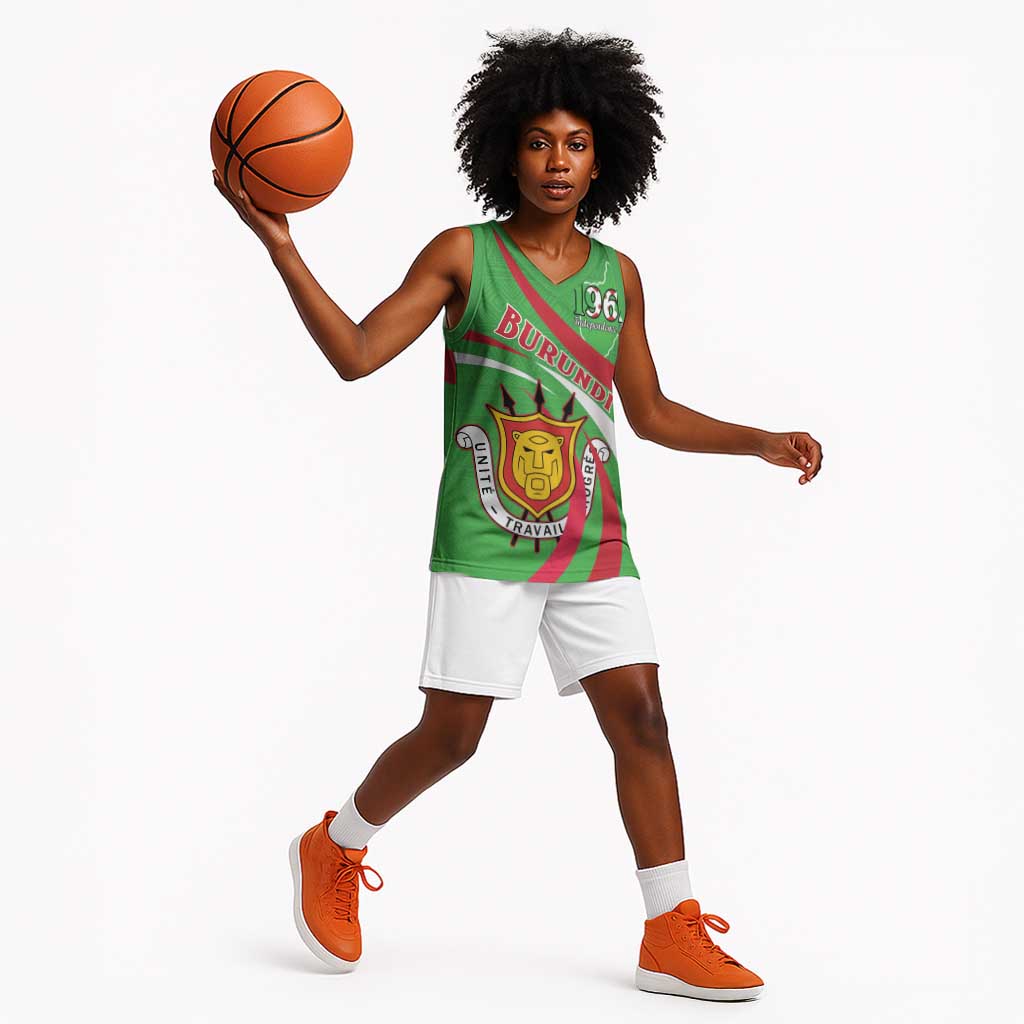 Personalized Burundi Basketball Jersey 63rd Anniversary of Independence LT15
