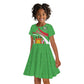 Personalized Burundi Kid Short Sleeve Dress 63rd Anniversary of Independence
